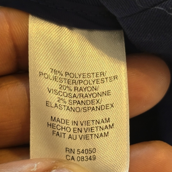 Jones New York Pants Women 6P Blue Dress High Rise Ankle Stretch 30x26 - Picture 13 of 13